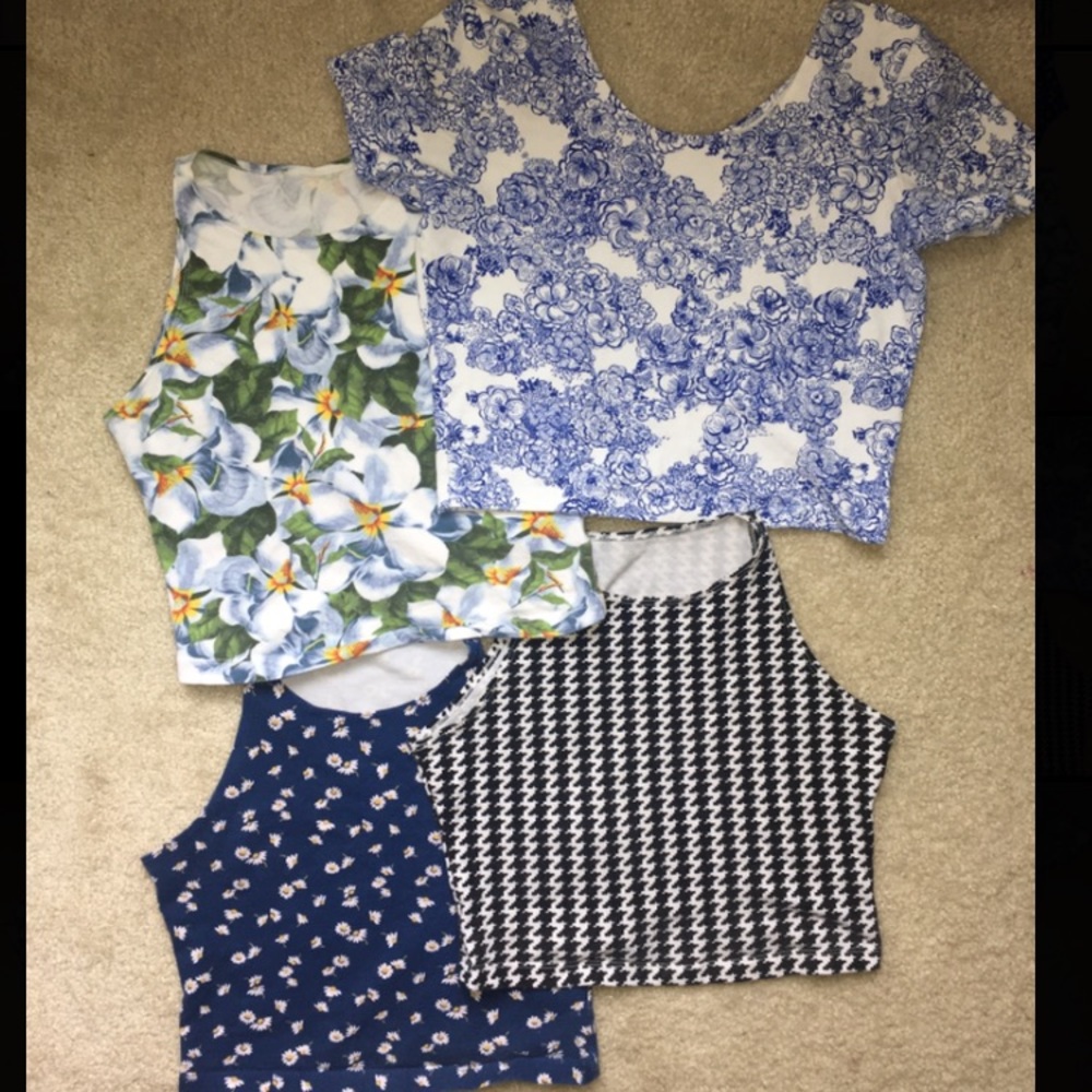 AMERICAN APPAREL TANK TOPS AND CROP TOP